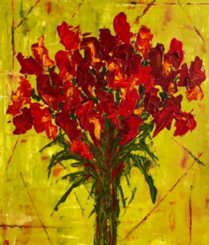 Œuvre contemporaine nommée « Die roten Tulpen », Réalisée par CATHERINE BENOIST
