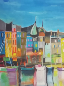 Œuvre contemporaine nommée « Port en ville », Réalisée par MARCO