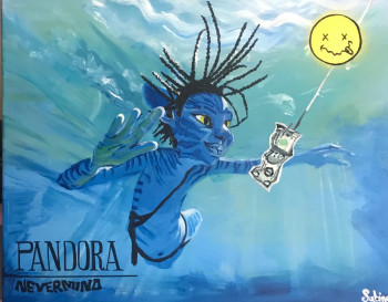 Œuvre contemporaine nommée « Pandora nevermind », Réalisée par CHAPRON SABINE