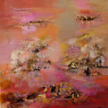 Œuvre contemporaine nommée « Le ciel en espérance », Réalisée par MURIEL CAYET