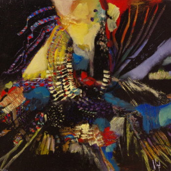 Œuvre contemporaine nommée « Rêverie Lakota », Réalisée par MURIEL CAYET
