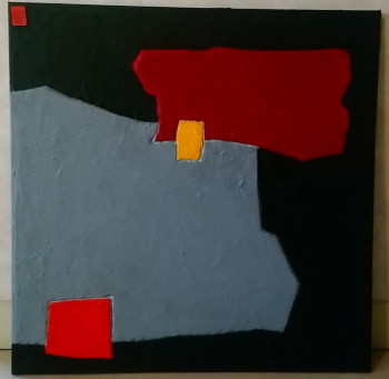 Œuvre contemporaine nommée « 70x70cm 06-12-22 », Réalisée par ALAIN MAUDOUX