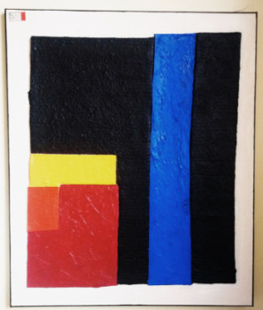 Œuvre contemporaine nommée « 65x54cm 16-01-23 », Réalisée par ALAIN MAUDOUX