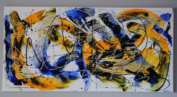Œuvre contemporaine nommée « BLAUNE », Réalisée par STEF'ART