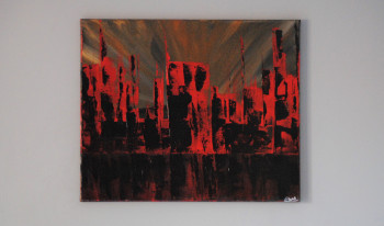 Œuvre contemporaine nommée « DESOLATION », Réalisée par STEF'ART