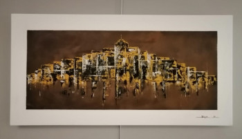 Œuvre contemporaine nommée « LA CITE D'OR », Réalisée par STEF'ART