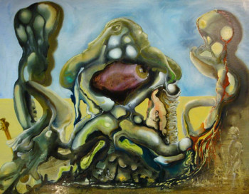 Œuvre contemporaine nommée « champignon », Réalisée par MADU