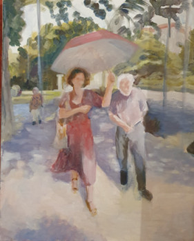 Œuvre contemporaine nommée « Promenade souvenir », Réalisée par EGLANTINE ELKAīM BONETTO