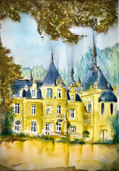 Œuvre contemporaine nommée « Château de Jonval (Pierrefonds) », Réalisée par LUTHER