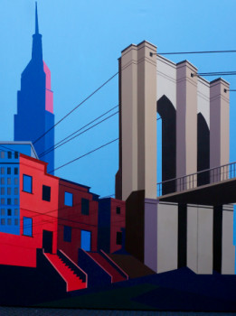 Œuvre contemporaine nommée « NY Brooklin bridge », Réalisée par PADDY