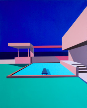Œuvre contemporaine nommée « La piscine », Réalisée par PADDY