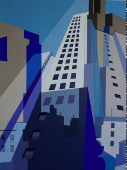 Œuvre contemporaine nommée « Building et Gratte ciel », Réalisée par PADDY