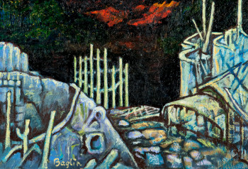 Œuvre contemporaine nommée « Civilisations, asservissement et destruction », Réalisée par BAGLIN