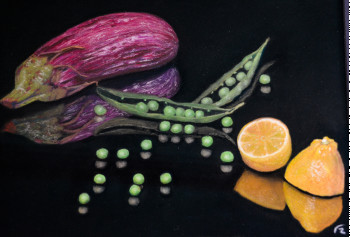 Œuvre contemporaine nommée « Légumes 2 », Réalisée par FRANCIS RIANCHO