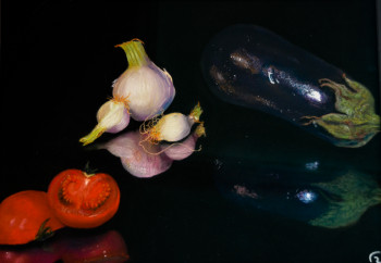 Œuvre contemporaine nommée « Légumes 3. », Réalisée par FRANCIS RIANCHO