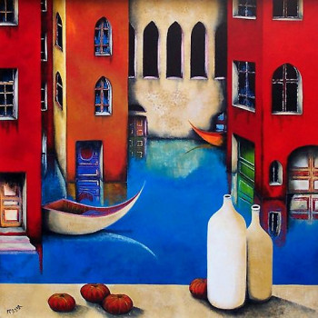 Œuvre contemporaine nommée « REFLETS », Réalisée par MASS'ART