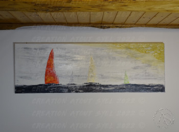 Œuvre contemporaine nommée « REGATE », Réalisée par DAN