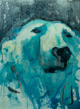Œuvre contemporaine nommée « Pleurs d'ours resine », Réalisée par ėCLABOUSSEUR D'ART