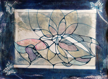 Œuvre contemporaine nommée « Butterfly's flower », Réalisée par VALENTINE CARRE