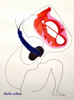 Œuvre contemporaine nommée « T & L », Réalisée par CHARLESCORBEAU