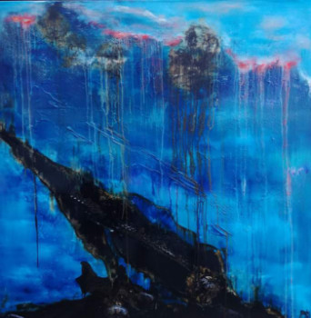 Œuvre contemporaine nommée « Marée noire », Réalisée par ANDY BLEU