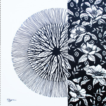 Œuvre contemporaine nommée « Arbre N° 35 », Réalisée par TANIA CAGGINI