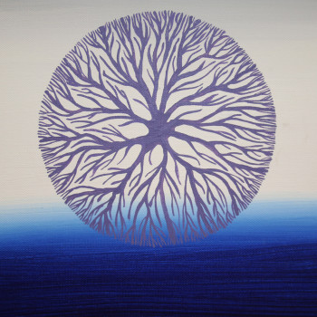 Œuvre contemporaine nommée « Arbre N° 15 », Réalisée par TANIA CAGGINI