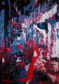 Œuvre contemporaine nommée « Face », Réalisée par ELDJUNE