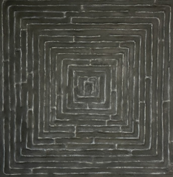 Œuvre contemporaine nommée « LABYRINTHE 5/10 - Black Édition », Réalisée par KHéLèNE