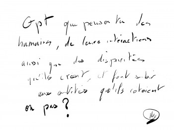 Œuvre contemporaine nommée « Tu fais quoi ? », Réalisée par NICOLAS D