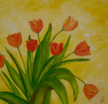 Œuvre contemporaine nommée « Tulipe », Réalisée par NATHALIE JENNE