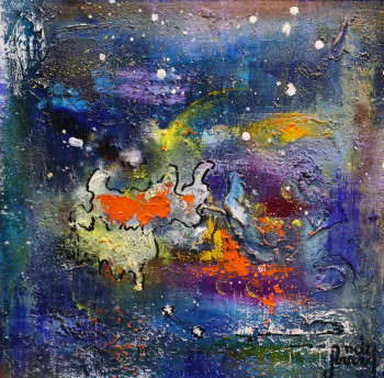 Œuvre contemporaine nommée « Nature 5124 », Réalisée par ANDY BLEU