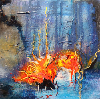 Œuvre contemporaine nommée « PF33 », Réalisée par ANDY BLEU