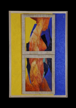 Œuvre contemporaine nommée « Mada la secrète (deux positions) 1 », Réalisée par AL MAURY