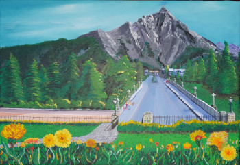 Œuvre contemporaine nommée « BANFF », Réalisée par J.O GROATS