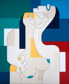 Œuvre contemporaine nommée « Love on the Brain », Réalisée par HILDEGARDE HANDSAEME