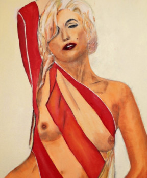 Œuvre contemporaine nommée « Marilyne Monroe », Réalisée par MARGOUX P