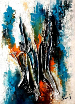 Œuvre contemporaine nommée « TERRA BLU (2/10 ) », Réalisée par SAVERINO