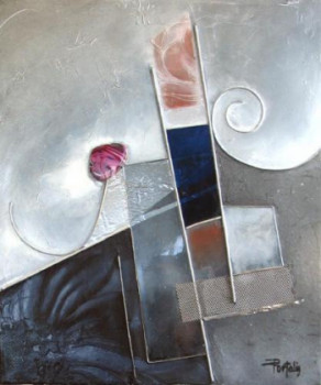 Œuvre contemporaine nommée « VENT STELLAIRE », Réalisée par JANPOL PORTALIS