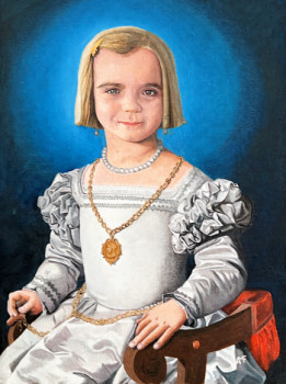 Œuvre contemporaine nommée « Emma d'après Bronzino », Réalisée par ARNAUD FEUGA