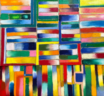Œuvre contemporaine nommée « TOUT EST LÀ », Réalisée par DOMINIQUE DE BELLEFROID