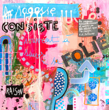 Œuvre contemporaine nommée « Folie », Réalisée par ROGERM
