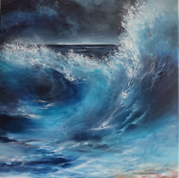Œuvre contemporaine nommée « Wave », Réalisée par ROSE