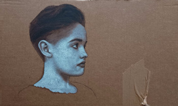 Œuvre contemporaine nommée « Portrait d'Ulyana », Réalisée par PATRICK LE BORGNE