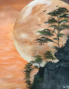 Œuvre contemporaine nommée « la lune », Réalisée par HESSE