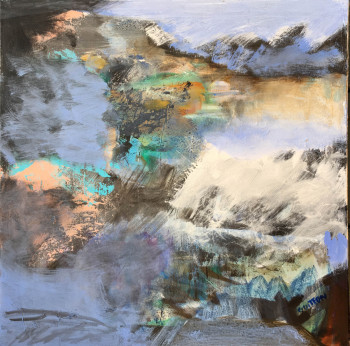 Œuvre contemporaine nommée « Reflets », Réalisée par CATHERINE GUITTON