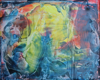 Œuvre contemporaine nommée « N°148 », Réalisée par BERNARD WAECHTER