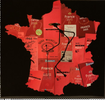 Œuvre contemporaine nommée « suivez le guide 2 », Réalisée par NDFR