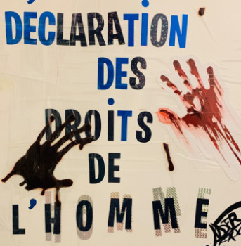 Œuvre contemporaine nommée « freedom is dead », Réalisée par NDFR