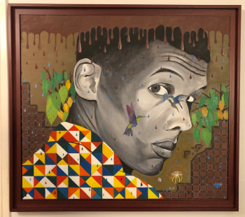 Œuvre contemporaine nommée « Stromae 7 ( Chocolarme ) », Réalisée par FRANK